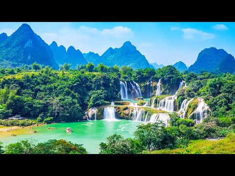 Magnifiques paysages vus par drone, voyage aérien & nature, musique relaxante/relaxation, zen, drone