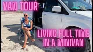 MEET LAURA - EXTREME MINIMALIST LIVING FULL-TIME IN A DODGE GRAND CARAVAN - LIFE IS SIMPLE AND GOOD!