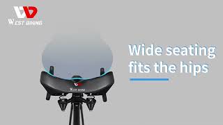WEST BIKING Ergonomic Bicycle Saddle Long Distance Cycling W