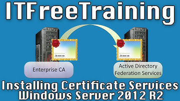 Installing Enterprise CA for AD FS