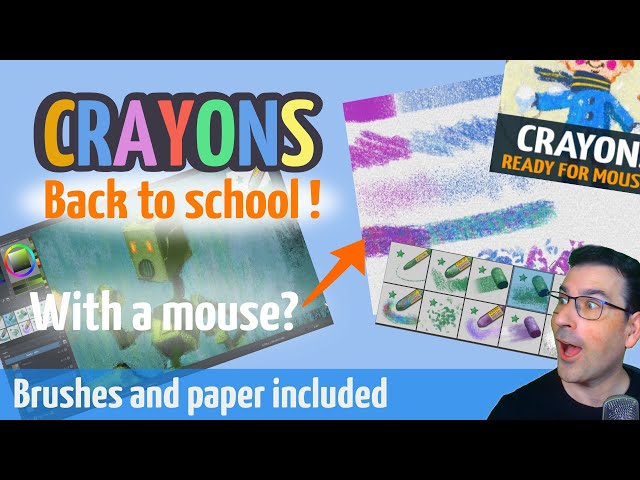 Crayons for Krita 2021. Not only brushes