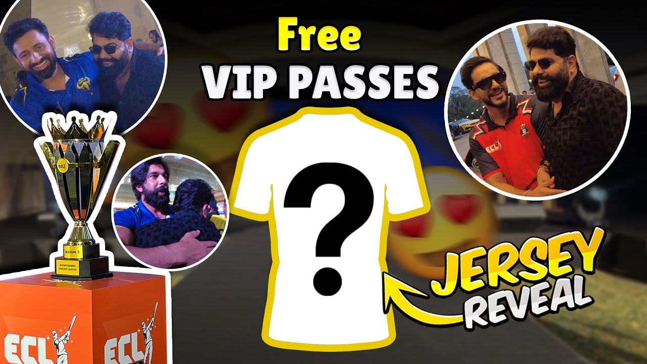 ECL Jersey Reveal Event😍😍 |  Free VIP Passes🥰 | Fusion Cars