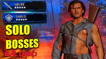 SOLO Bosses And Objectives With This Warrior Ash Build  | Evil Dead: The Game (AOD Ash)