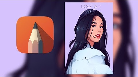 How to Trace - Episode 5 [Speed Art] in Autodesk Sketchbook Android [LOONA HEEJIN]