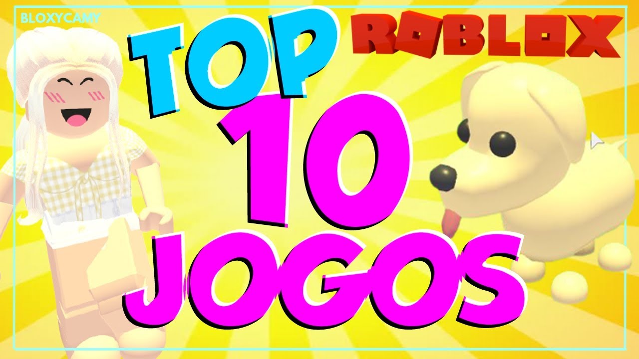 TOP 10 JOGOS ROBLOX* OS JOGOS MAIS DIVERTIDOS do ROBLOX. JOGOS