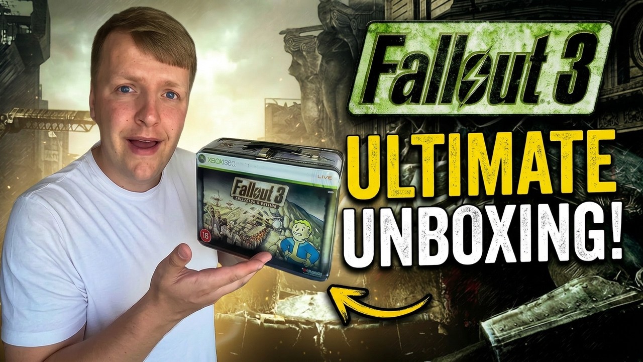 アート・デザイン・音楽 Fallout 3 Game of the Year Collector's Unboxing Classic Gaming | Fallout 3 Collector's Edition Tin - YouTube