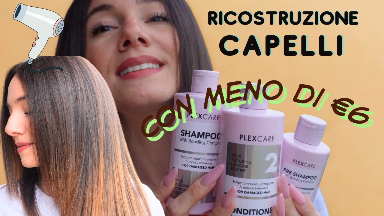 💆🏻‍♀️RICOSTRUZIONE DEI CAPELLI CON MENO DI €6! 💆🏻‍♀️Linea Plexcare by Action| DudasMakeUp