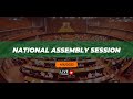 Live  national assembly session  intekhab
