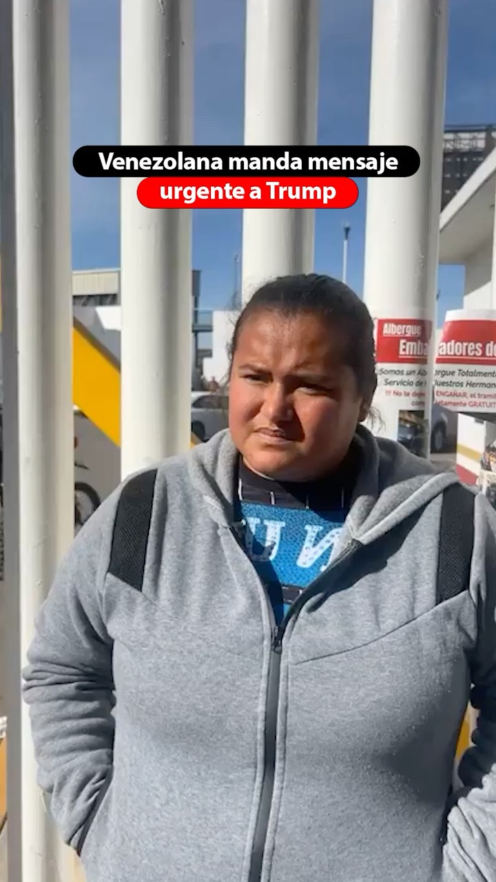 Venezolana manda mensaje urgente a Trump