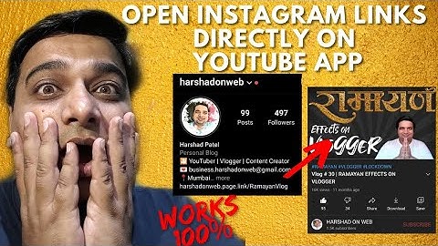 HOW TO OPEN INSTAGRAM LINKS DIRECTLY IN YOUTUBE APP | GOOGLE FIREBASE | DYNAMIC LINK TUTORIAL