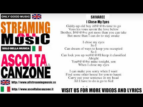 Shivaree I Close My Eyes 3gp Mp4 Mp3 Flv Indir Shivaree I Close My Eyes 3gp Mp4 Mp3 Flv Indir