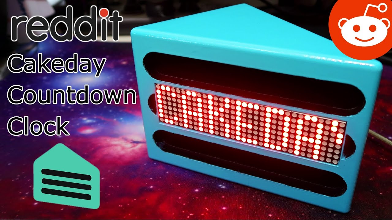 Reddit CakeDay Countdown Clock Never your Cakeday again YouTube