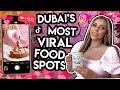 We ate at the MOST INSTAGRAMMABLE FOOD PLACES IN DUBAI! 🍔🇦🇪 (Taste Test)