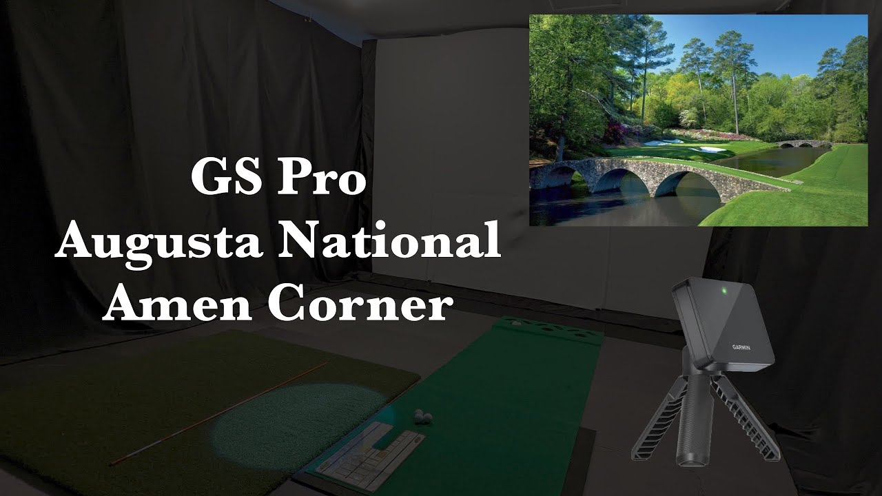 Garmin R10 - Augusta National GS Pro Amen Corner - YouTube