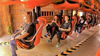 The Mayan Roller Coaster Ride at Theme Park Energylandia in Poland