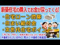 新築住宅の購入は､住宅ローン控除･住まい給付金･次世代住宅ポイントで､数十万～数百万円戻ってくる！