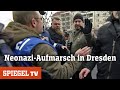 Neonaziaufmarsch rechtsextremisten gedenken der kriegszerstrung in dresden  spiegel tv