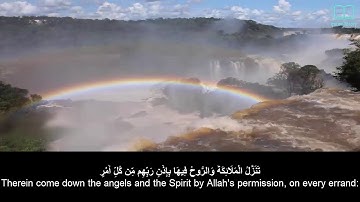 سورة القدر - ياسر الدوسري - مترجم | Surah Al Qadr - Yasser Aldosari - English subtitles