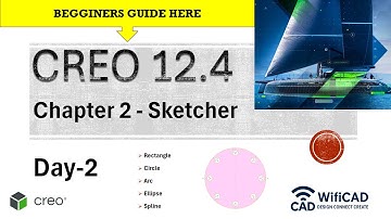 🚀 Master Creo Parametric 12.4 from Scratch – Chapter 2 - Day-2 Complete Guide!