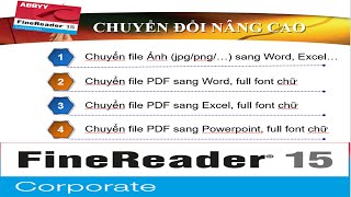 Hướng dẫn sử dụng phần mềm ABBYY FineReader dùng để