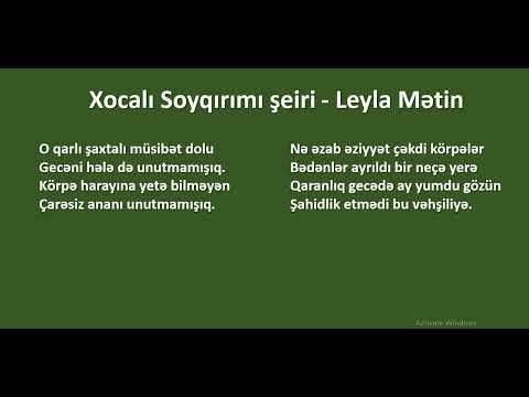 Xocalı Soyqırımı Şeiri. Xocalı Faciəsi Şeiri. Ən Duyğulu Xocalı Şeiri