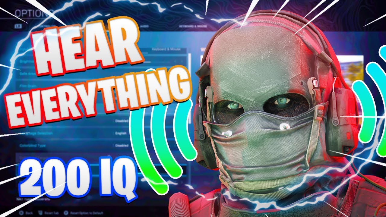 HEAR ALL FOOTSTEPS! (BEST AUDIO SETTINGS in WARZONE!) Cold War Warzone