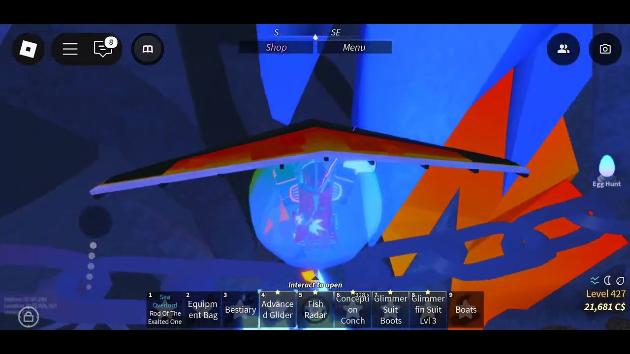 Me playing fisch with lego pool