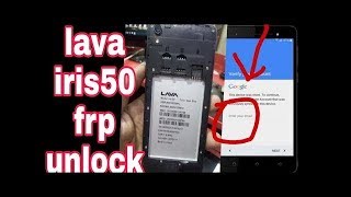 lava iris 50 frp remove Done One click