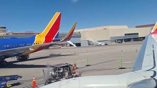 Southwest Airlines flight taking off from Vegas airport