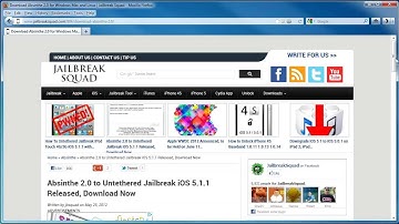 Download Absinthe 2.0 iOS 5.1.1 Jailbreak Tool For Windows, Mac and Linux
