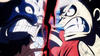 Luffy Snakeman vs Drunk Kaido [4K 50fps] King Cobra and Over Kong Gun | One Piece Episode 1069