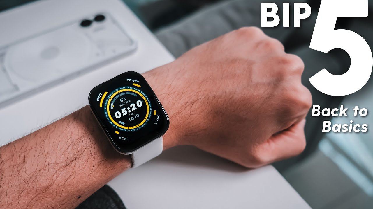 Amazfit BIP 5 with 1.91″ display, GPS, Bluetooth calling launching in India  soon