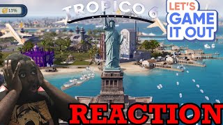 ALL THE TOURISIM! TROPICO 6 LETS GAME IT OUT REACTION