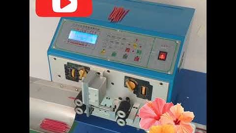 #Double Wire Cutting Stripping Machine