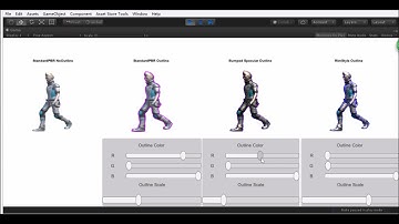 Unity3D SwordMaster Outline Shaders