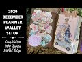 2020 PLANNER WALLET SETUP & FLIP THROUGH FOR DECEMBER | LOUIS VUITTON MM AGENDA SETUP & FLIP THROUGH