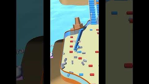 Bridge Race || Walkthrough Level 6 || All Level Gameplay Video || Android iOS || #SHORTS