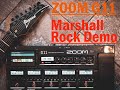 ZOOM G11 guitar processor - Marshall Amp - Ibanez 7620 = Rock Demo