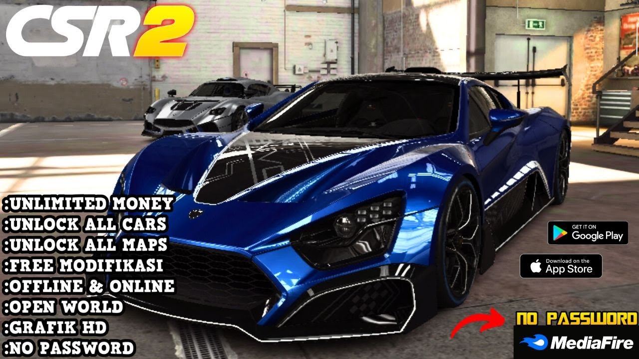 CSR Racing 2 Mod Apk 4.8.2 (Mod Menu, Unlimited Money and Gold)