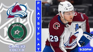 NHL PLAYOFFS GAME PLAY BY PLAY AVALANCHE VS STARS