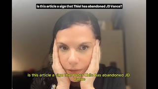 May29 Peter Thiel moved to Argentina abandoned Vance, knows 2024 election truth coming out, exposed