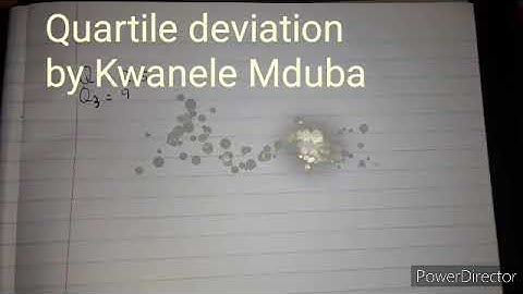 Quartile deviation for grouped and  ungrouped data (Statistics)
