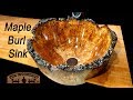 Woodturning / Maple Burl Sink / Bathroom Remodel Woodturning / Maple Burl Sink / Bathroom Remodel