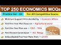 Part -4 | Economics Top 50 MCQs for Competitive Exams