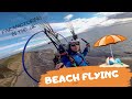 Paramotor Beach Flying UK  - to music!!