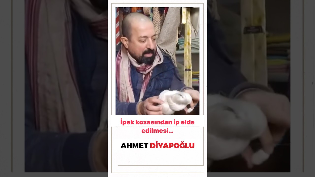 İpek kozasından ip elde edilmesi…