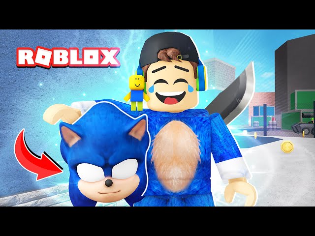 VIRAMOS O SONIC NO DESAFIO MURDER NO ROBLOX!! (Murder Mystery) 