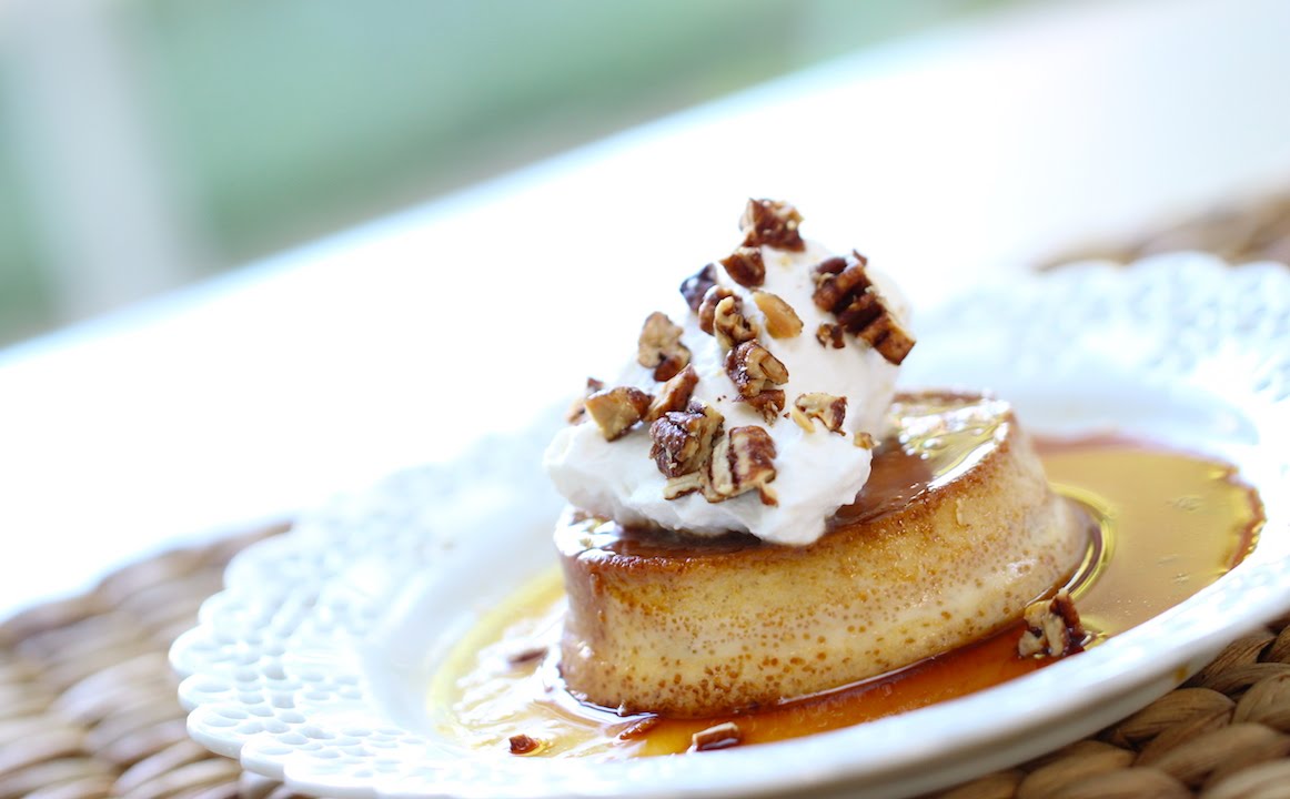 Beth's Pumpkin Creme Caramel Recipe | ENTERTAINING WITH BETH - YouTube