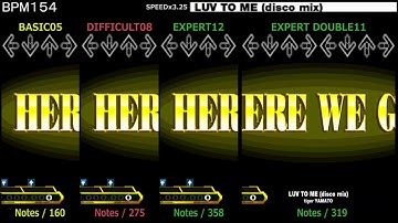 DDR / LUV TO ME (disco mix) - SINGLE & EXPERT DOUBLE (CLUB VERSION)