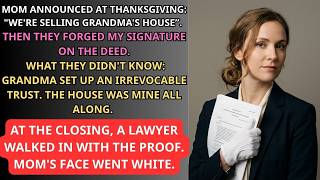 Details Audio: My Family Forged My Signature to Sell Grandma's House — Until I Opened the Trust. Update